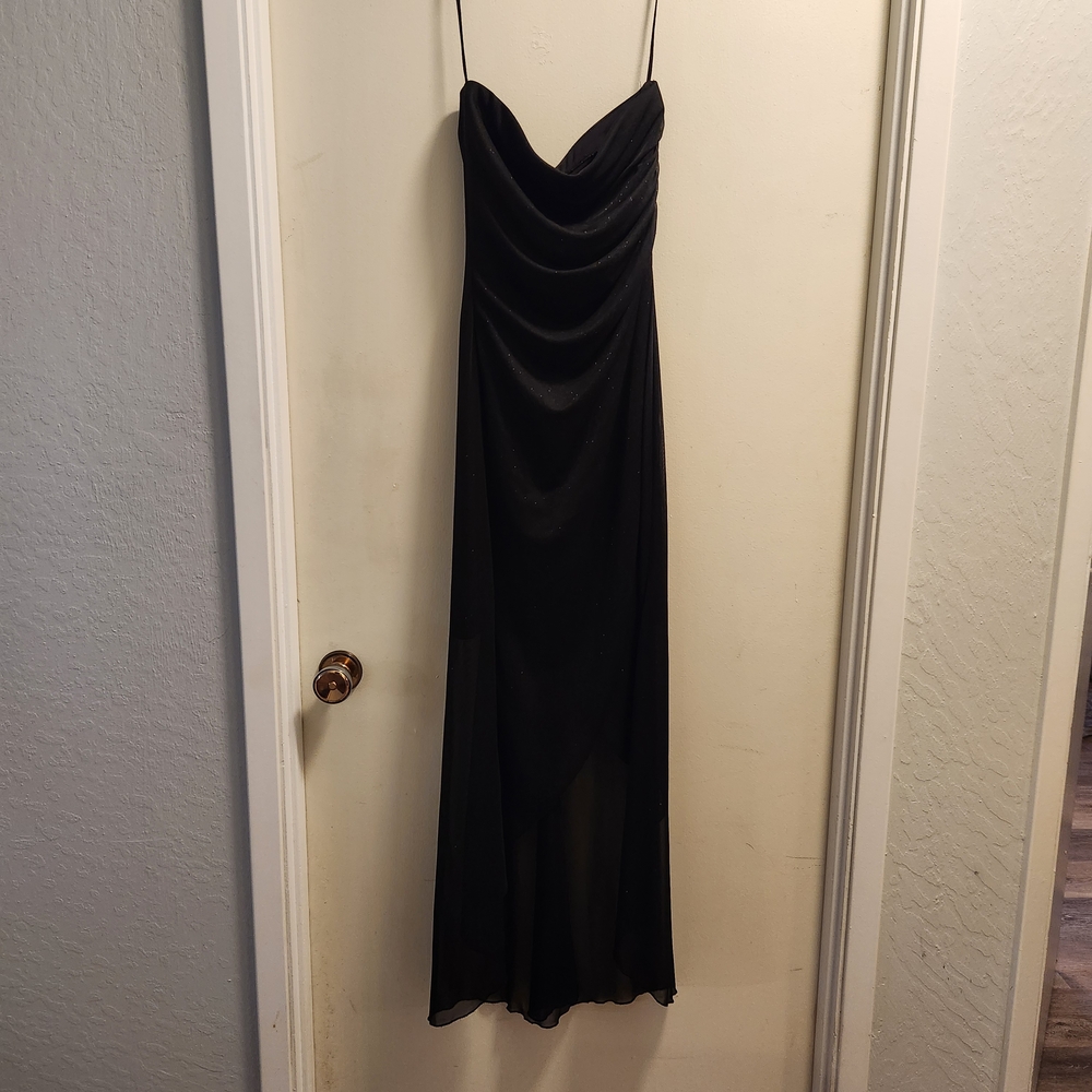 Jump Strapless Black Gown